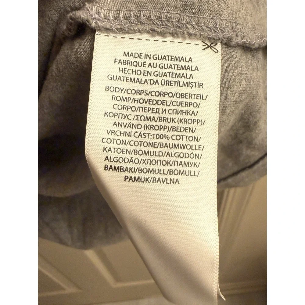 Polo Ralph Lauren Rugby Bear Short Sleeve Crew Neck Cotton T-Shirt Gray Small‎